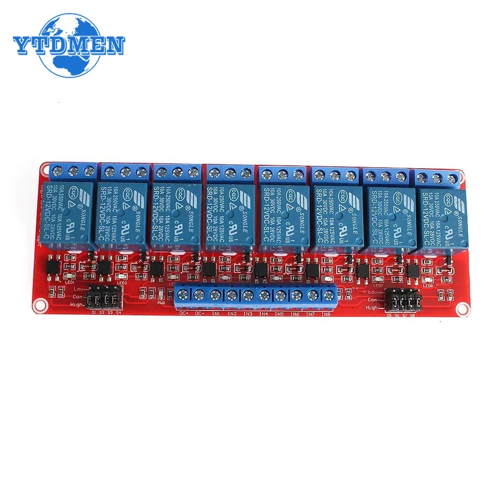 1PCS Relay Module 5V 12V 24V 1 - Relay 8 Channel Board reseña y precio