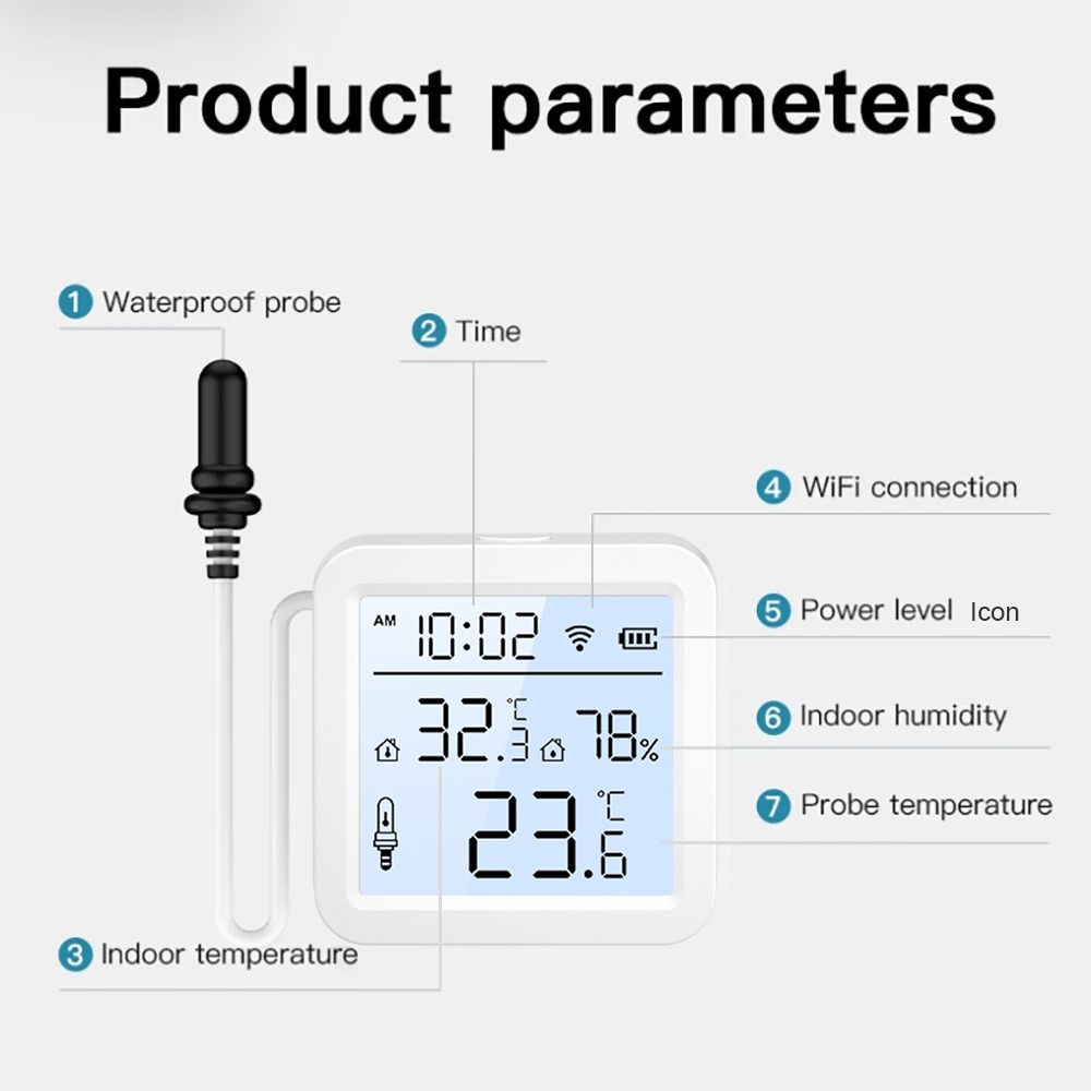 WiFi Humidity Temperature Sens - Temperature Humidity Sensor reseña y precio