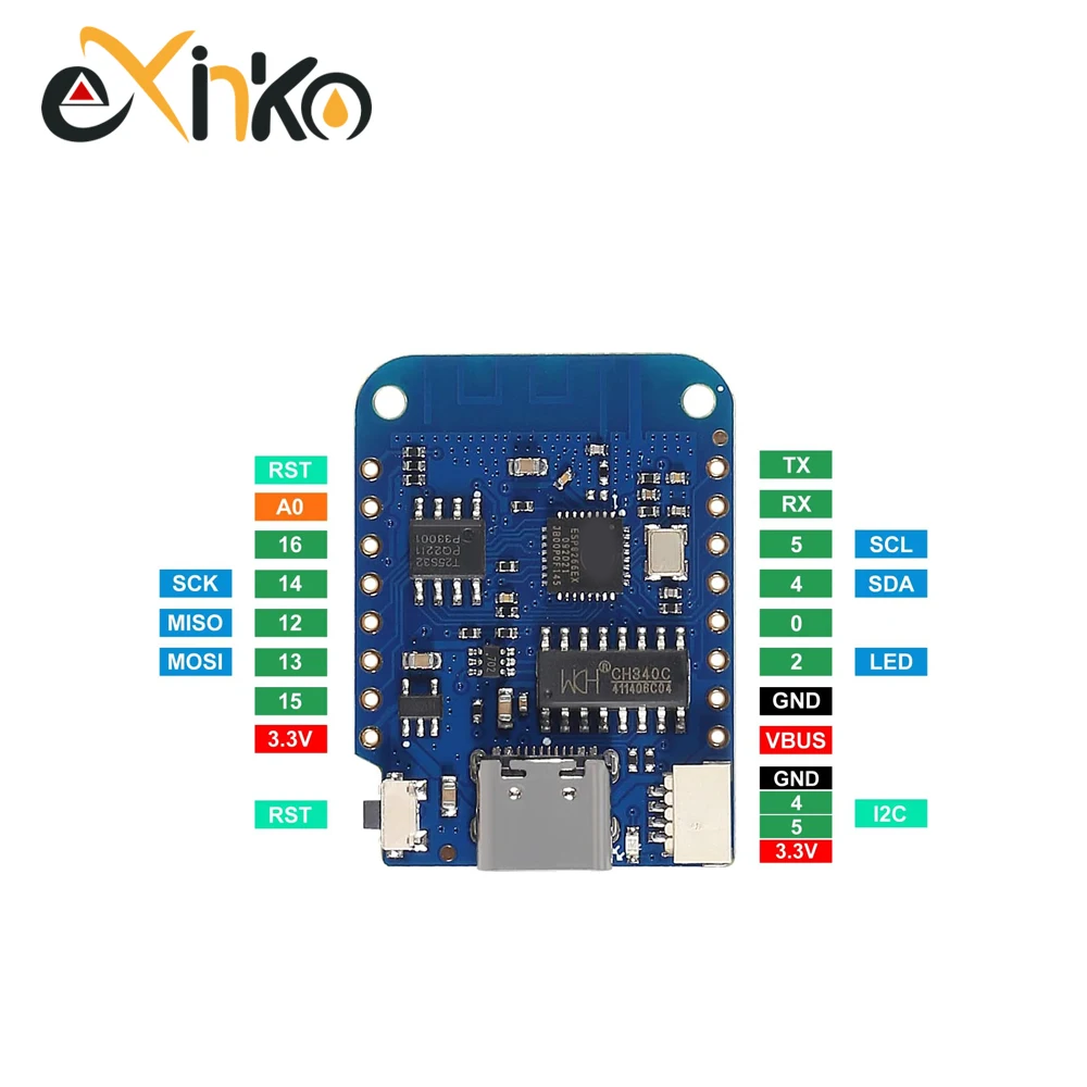 1/5/10PCS WeMos D1 Mini ESP826 - Esp8266 Nodemcu Board reseña y precio