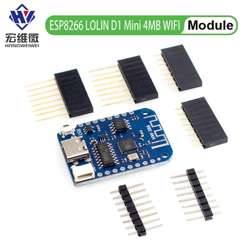 LOLIN D1 Mini V4.0.0 TYPE-C US - Esp8266 Nodemcu Board reseña y precio