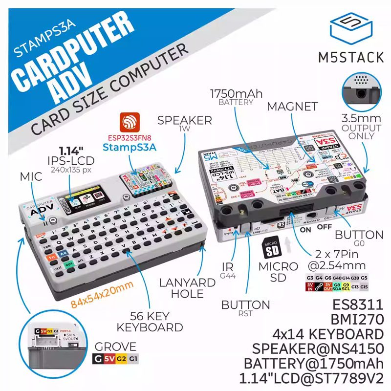 M5Stack Cardputer Adv Programm - Iot Diy Home Automation reseña y precio