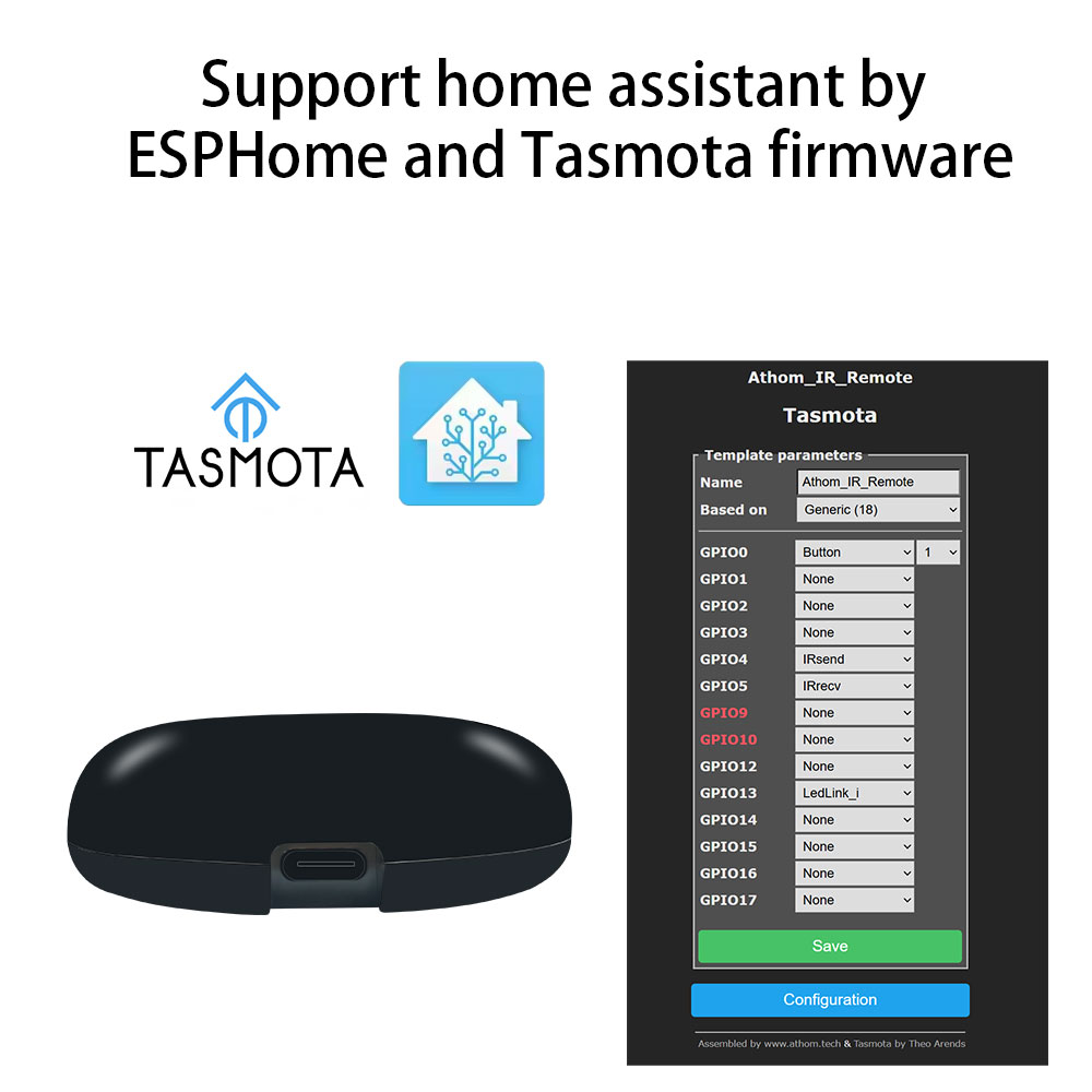 Tasmota MQTT IR Remote Control - Home Automation Technology reseña y precio